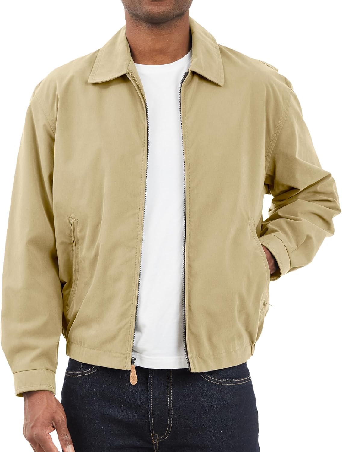 Men's Zip-Front Golf Jacket (Regular & Big-Tall Sizes)