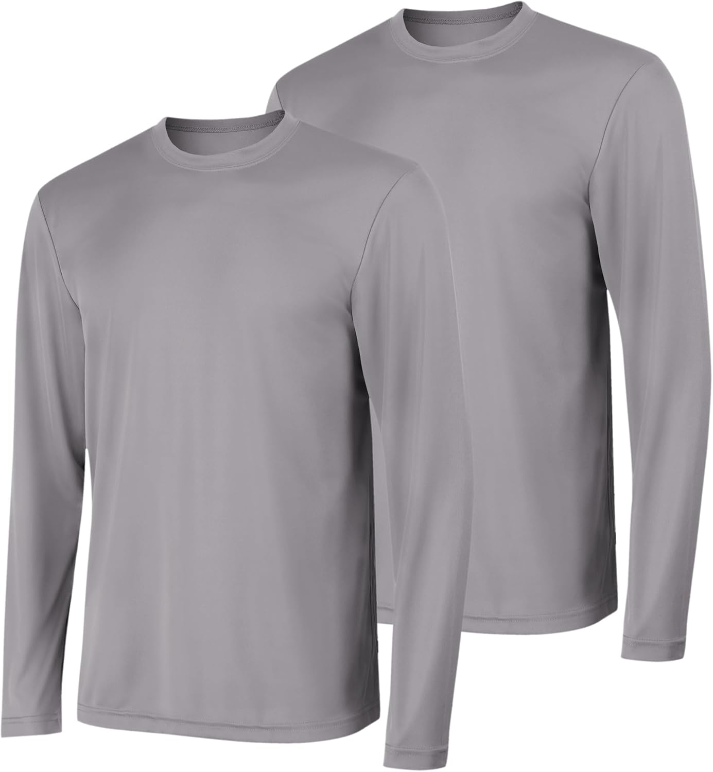 Men's Long-Sleeve T-Shirt Pack,  Moisture-Wicking Performance T-Shirts, Performance Tee, 2-Pack