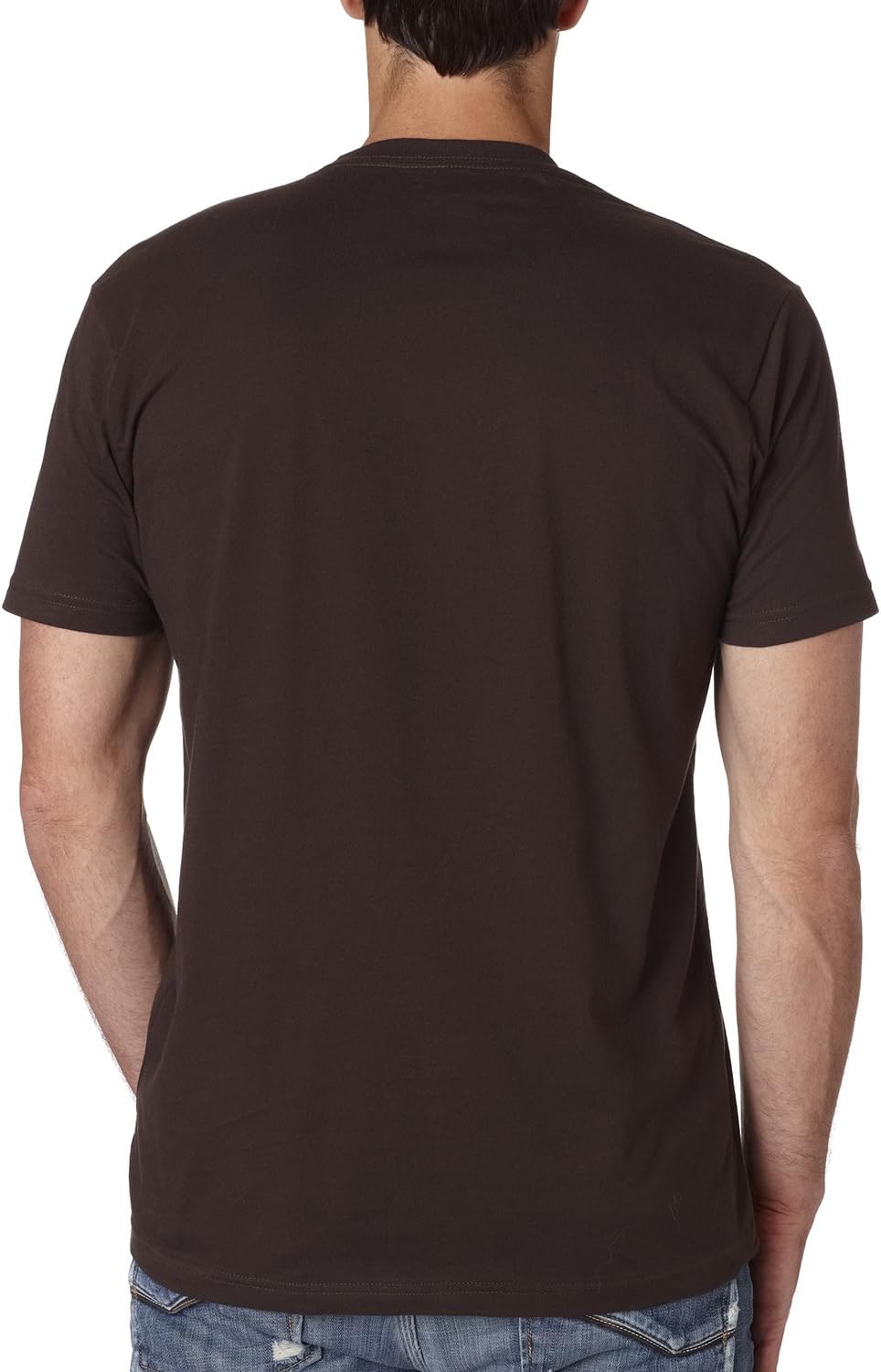 Unisex Cotton T-Shirt L DARK CHOCOLATE