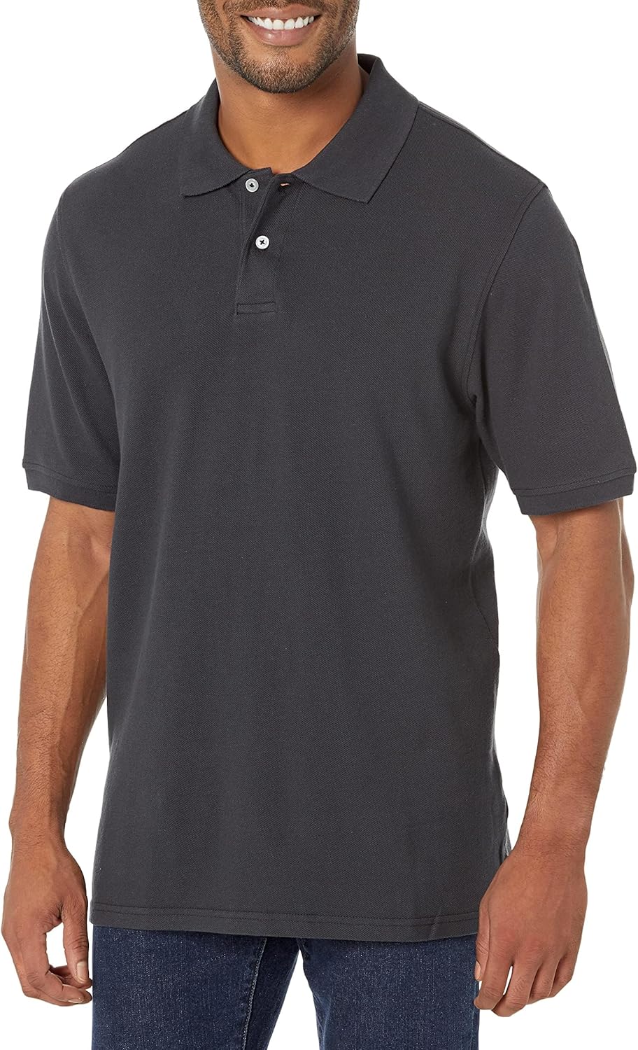 Men's Regular-Fit Cotton Pique  Shirt (Available in Big & Tall)