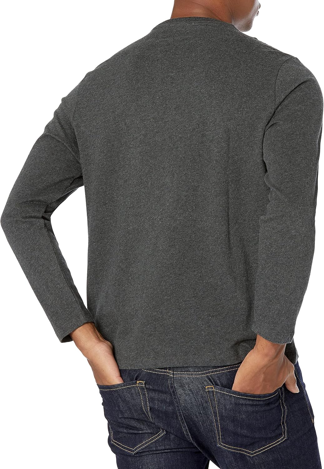 Men's Regular-Fit Crewneck T-Shirts, Long-Sleeve